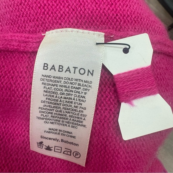 Aritzia Luxe 100% Cashmere Tanning Hot Pink Sleeveless Top Vest Size Small - Picture 6 of 9